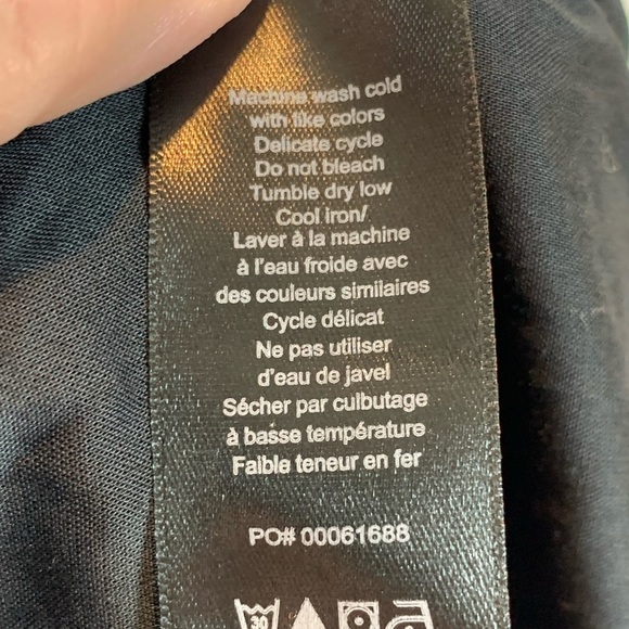 Rag & Bone Embroidered 100% Cotton Drawstring Shorts - Black - size Large - Picture 6 of 6